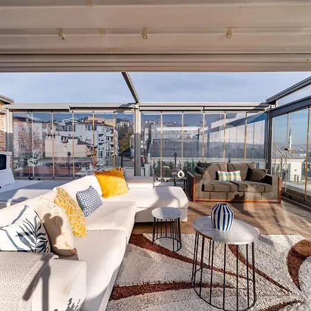 Spectacular Terrace With Panoramic 360 Views Стамбул