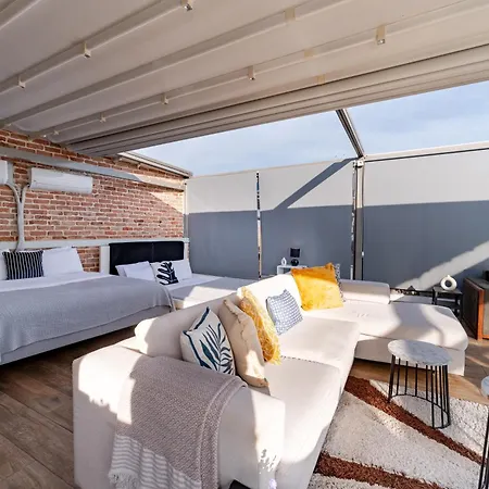 Spectacular Terrace With Panoramic 360 Views Апартаменты Стамбул